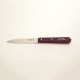 Opinel Couteau de cuisine sans dents bois aubergine vue 2