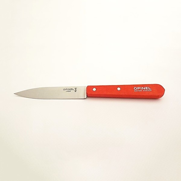 Opinel Couteau de cuisine sans dents bois mandarine vue 2