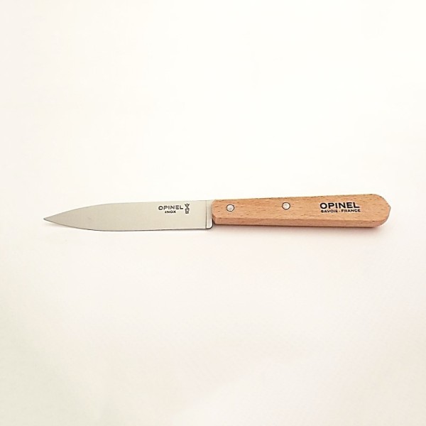 Opinel Couteau de cuisine sans dents bois naturel vue 2