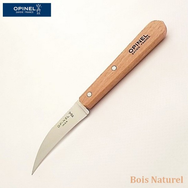 Opinel Couteau de cuisine serpette bois naturel vue 1