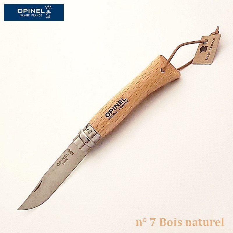 Opinel Couteau de poche baroudeur n° 7 bois naturel vue 1