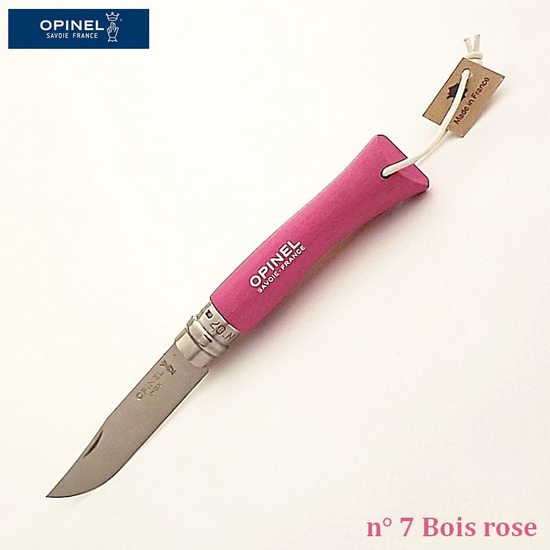 Opinel Couteau de Poche Baroudeur N°7 Bois rose - Vue 1