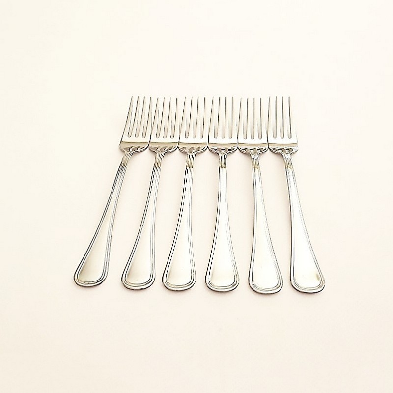 Lot de 6 fourchettes inox - vue 1 Lot de 6 fourchettes inox - vue 1