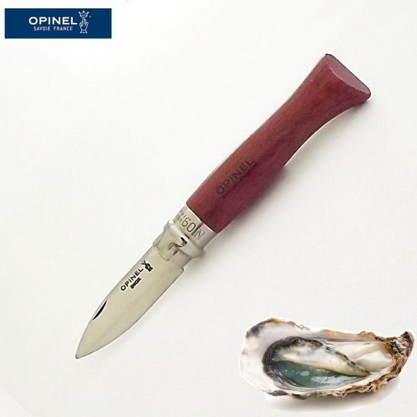 Opinel couteau de poche a huitre - bois de bubinga - vue1