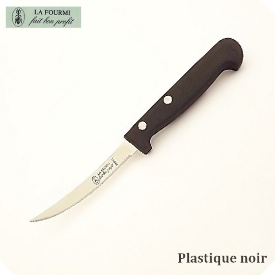 La Fourmi Couteau de Cuisine à Tomate - Plastique noir