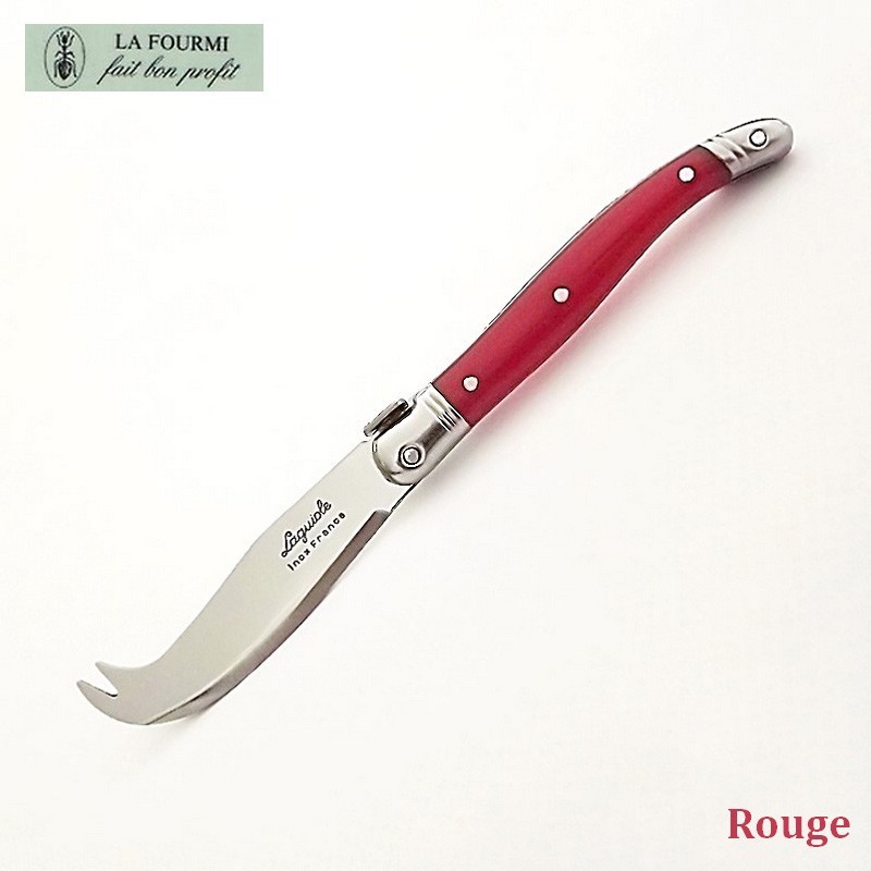 Fromagette Couteau de cuisine Laguiole par La Fourmi - Plastique rouge Fromagette Couteau de cuisine Laguiole par La Fourmi - Plastique rouge