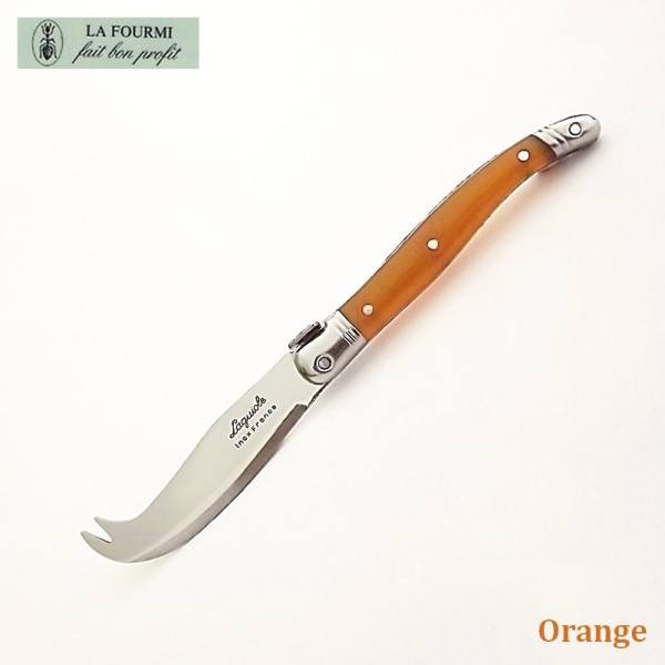 Fromagette Couteau de cuisine Laguiole par La Fourmi - Plastique orange