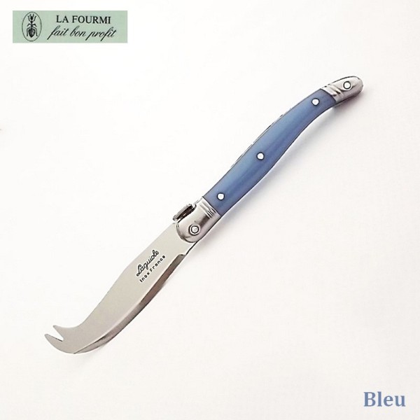 Fromagette Couteau de cuisine Laguiole par La Fourmi - Plastique bleu