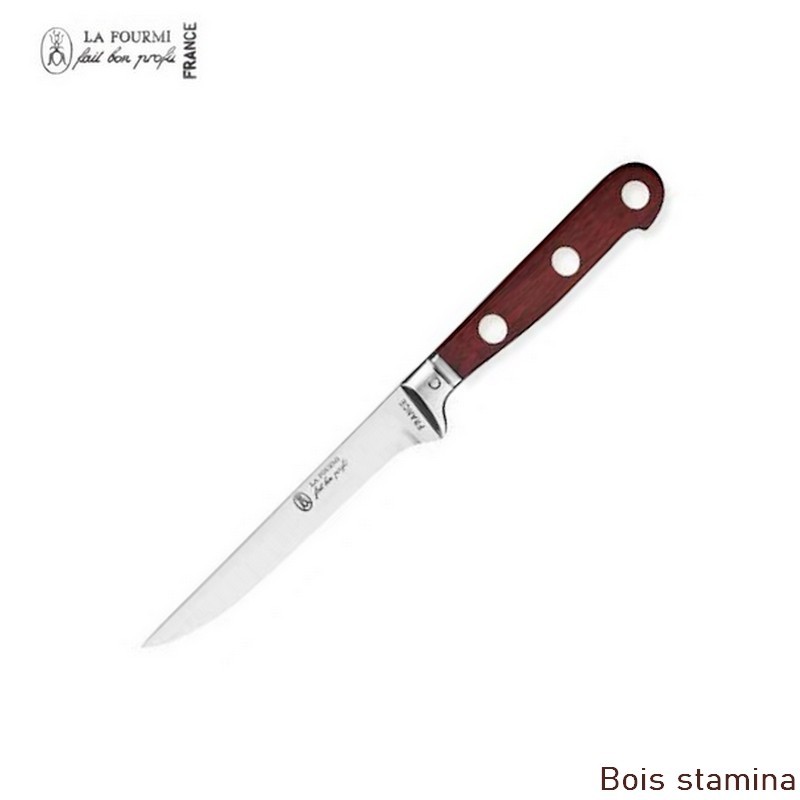 La Fourmi couteau de table gamme Prestige sans dents - bois stamina