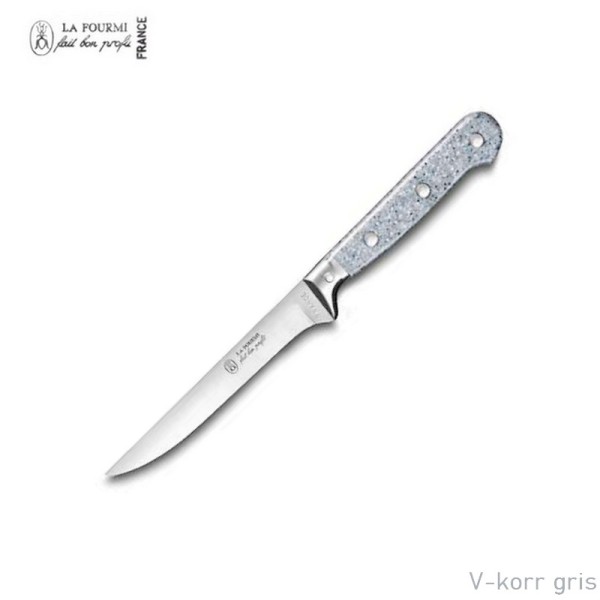 La Fourmi couteau de table gamme Prestige sans dents - v-korr gris