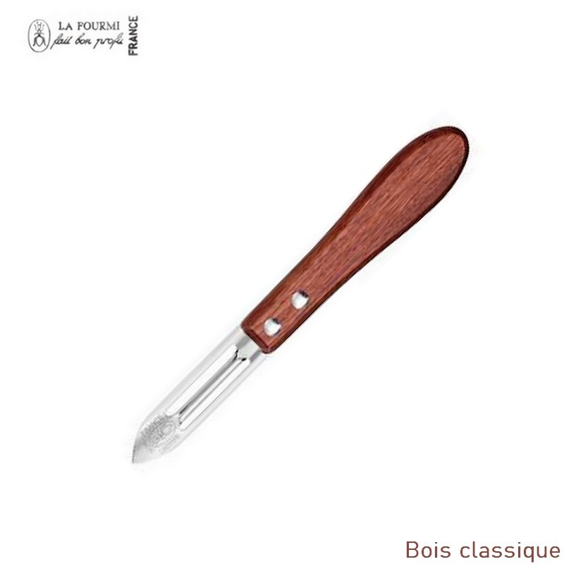 la fourmi couteau eplucheur à légumes econome - bois classique la fourmi couteau eplucheur à légumes econome - bois classique
