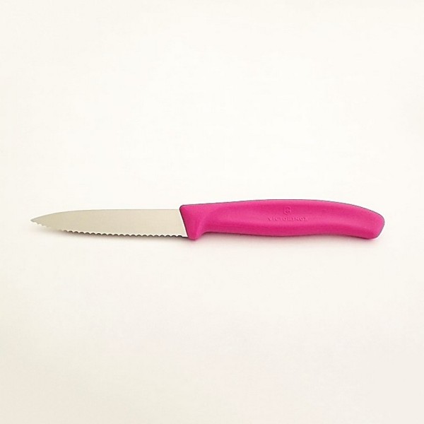 Victorinox - Couteau de Cuisine Cranté 8 cm - Rose - Vue 1