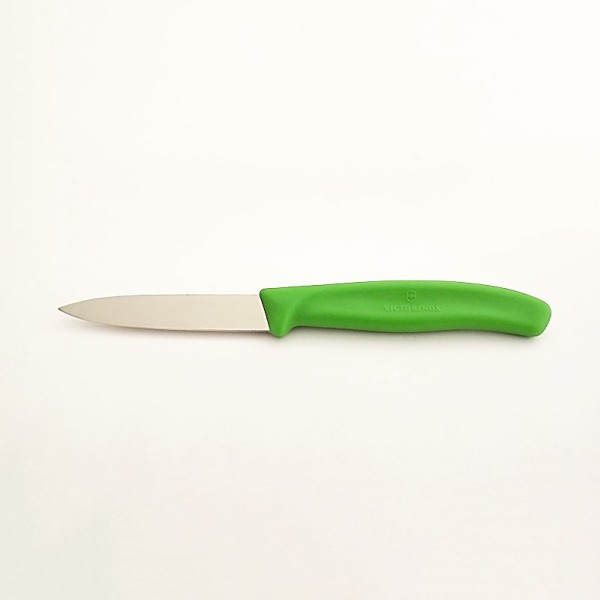 Victorinox Couteau lisse 8 cm Plastique vert - Vue 1