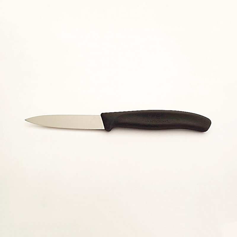 Victorinox Couteau lisse 8 cm Plastique noir - Vue 1 Victorinox Couteau lisse 8 cm Plastique noir - Vue 1