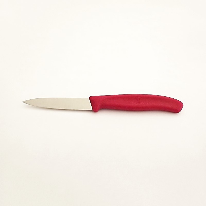 Victorinox Couteau lisse 8 cm Plastique rouge - Vue 1