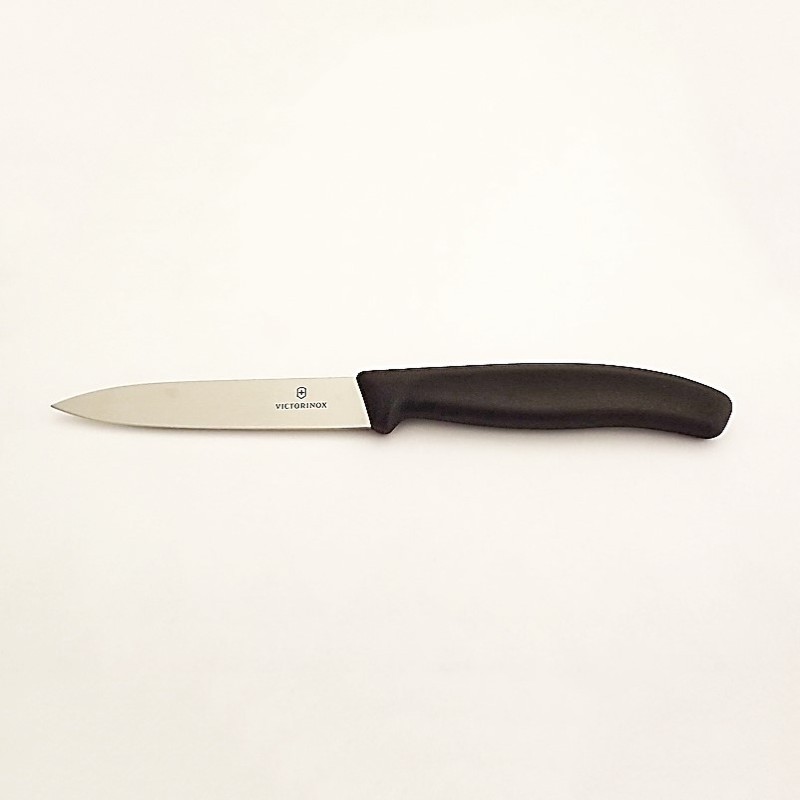 Victorinox Couteau lisse 10 cm Plastique noir - Vue 1