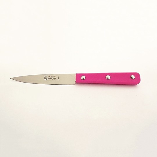 La Fourmi Couteau de Cuisine Lisse 10 cm Plastique rose - Vue 2