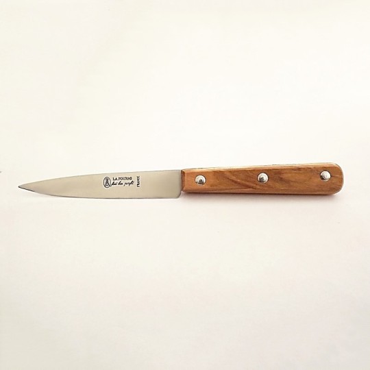 La Fourmi Couteau de Cuisine Lisse 10 cm Bois d'olivier - Vue 2