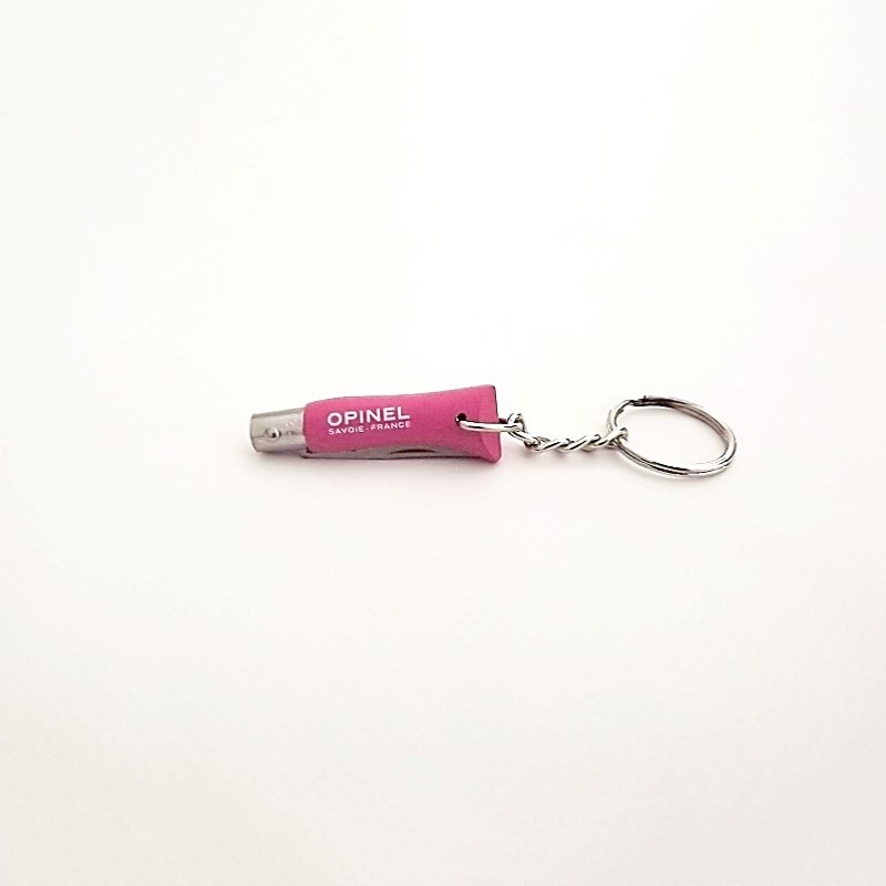 Opinel Couteau de Poche Porte-clé N°02 Rose - Vue 1 Opinel Couteau de Poche Porte-clé N°02 Rose - Vue 1
