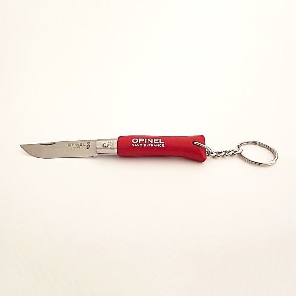 Opinel Couteau de Poche Porte-clé N°04 Rouge - Vue 2