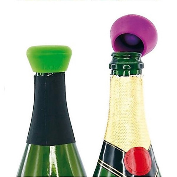 2 Pièces Bouchon Champagne Garde Bulles Bouchon Bouteille Vin Acier  Inoxydable Bouchon Bouteille Champagne Réutilisable Bouch[H1332]