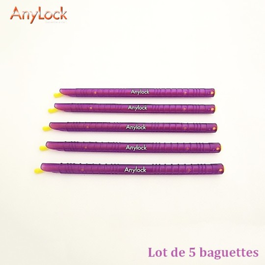 Lot de 5 Baguettes Anylock 18,5 - Vue 1 - coutellerie-du-sud.com