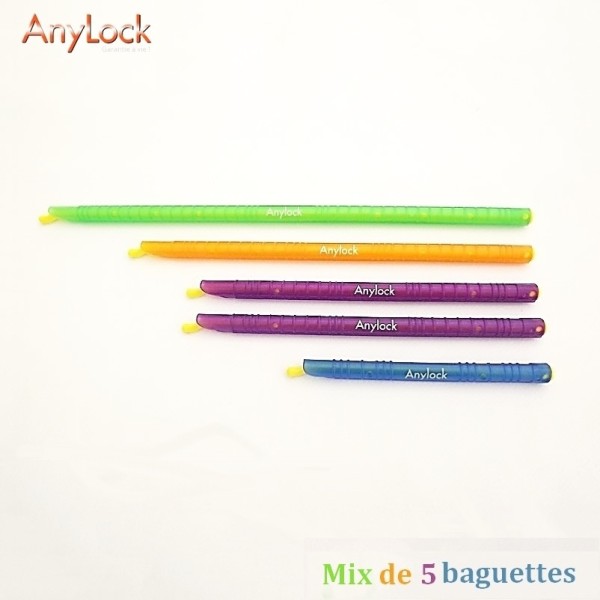 Mix de 5 Baguettes Anylock 1 - Vue 1 - coutellerie-du-sud.com