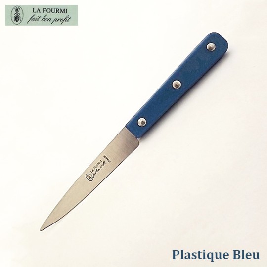 La Fourmi Couteau de Cuisine Lisse 10 cm Plastique bleu - Vue 1