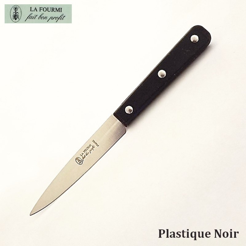 La Fourmi Couteau de Cuisine Lisse 10 cm Plastique noir - Vue 1