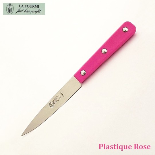 La Fourmi Couteau de Cuisine Lisse 10 cm Plastique rose - Vue 1