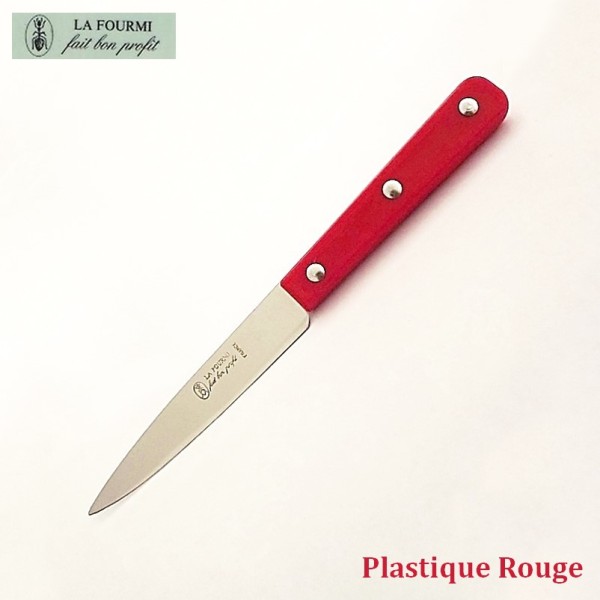 La Fourmi Couteau de Cuisine Lisse 10 cm Plastique rouge - Vue 1