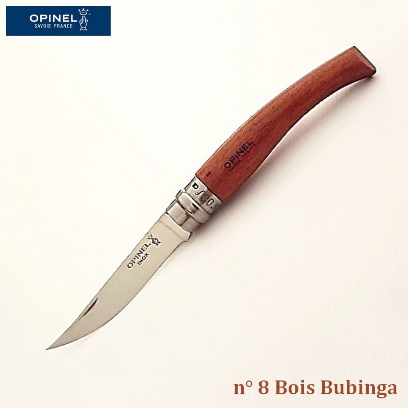 Opinel Couteau de Poche Effilé N°8 Bois bubinga - Vue 1