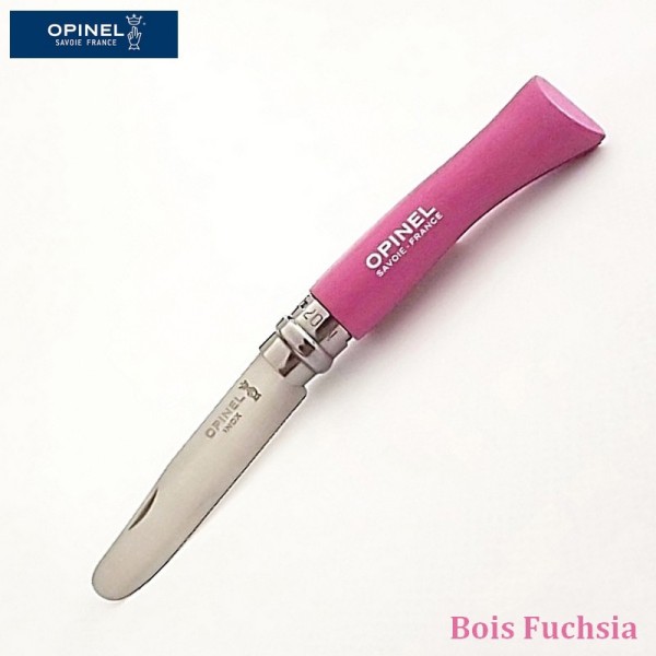 Opinel Couteau de Poche Mon premier opinel Bois fuchsia - Vue 1