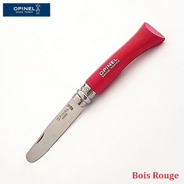 Opinel Couteau de Poche Mon premier opinel Bois rouge - Vue 1